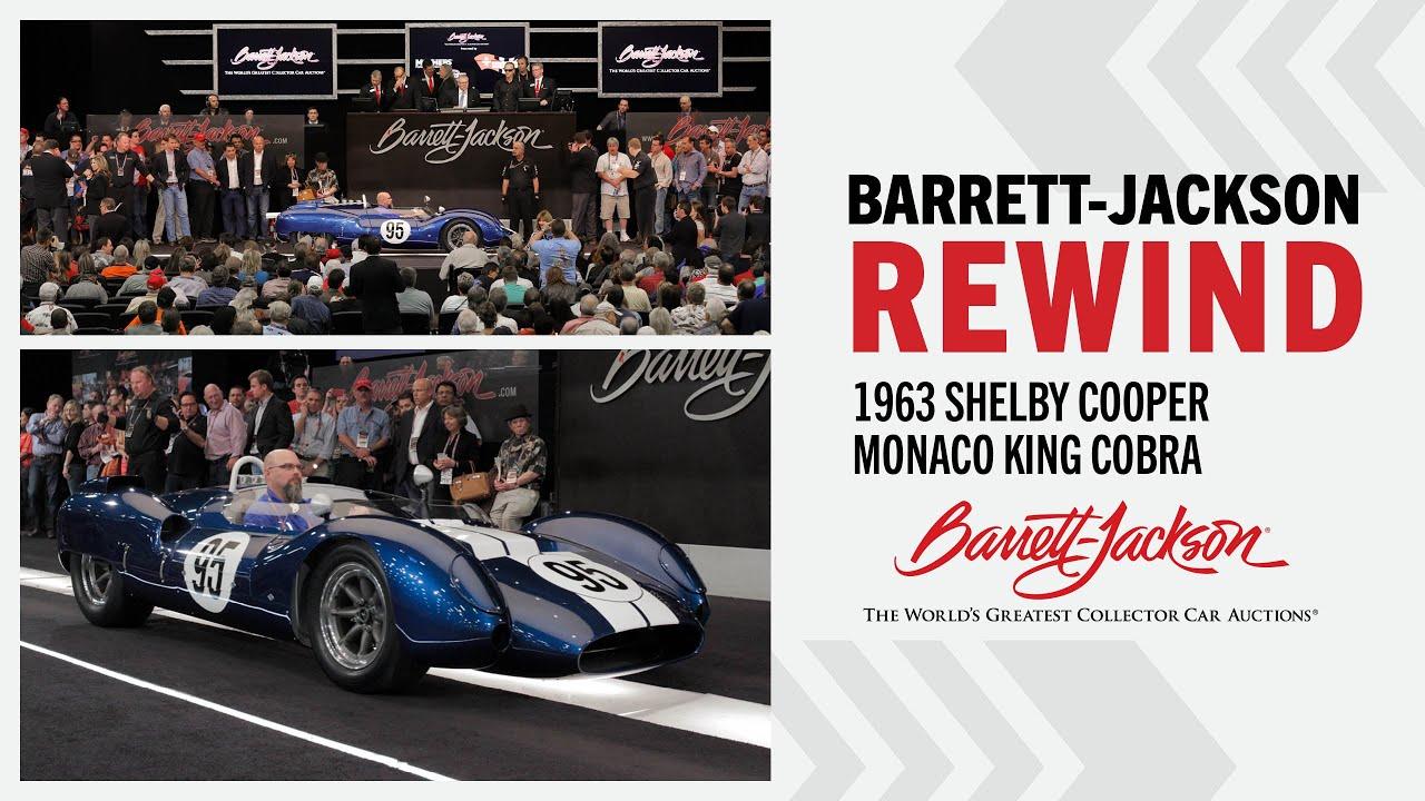 SOLD! 1963 Shelby Cooper Monaco King Cobra - BARRETT-JACKSON REWIND