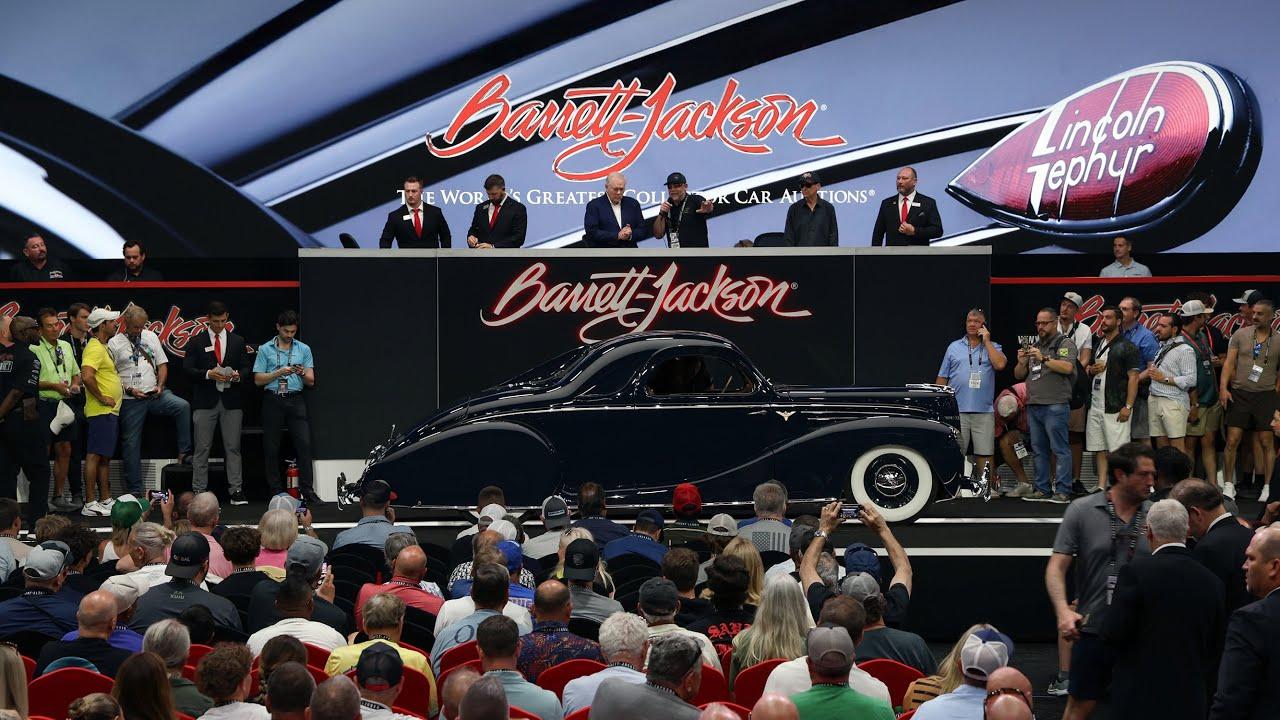 SOLD! 1939 Lincoln Zephyr Custom by Paul Jr Designs - BARRETT-JACKSON 2025 PALM BEACH AUCTION
